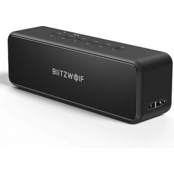 BlitzWolf® BW-WA4 ασύρματο ηχείο 30W Φορητό ηχείο bluetooth Double Drivers Bass TWS Stereo IPX6 Αδιάβροχη κάρτα TF AUX Outdoors Speaker - μαύρο