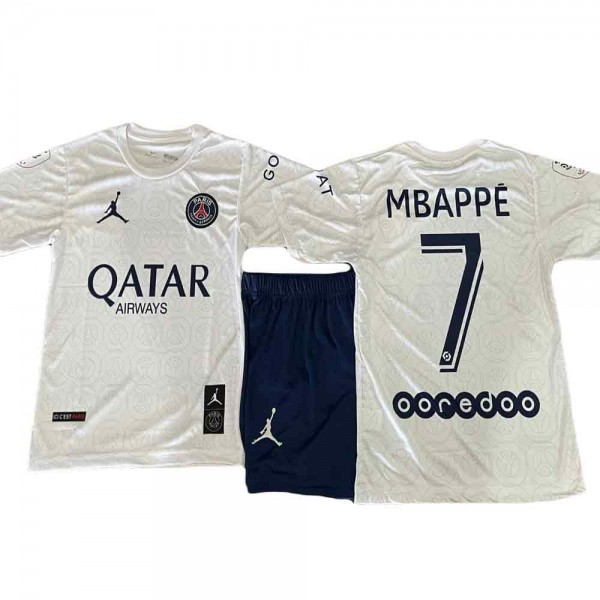 ΣΕΤ ΠΟΔΟΣΦΑΙΡΟΥ Εμφανιση Mbappe Away Λευκη