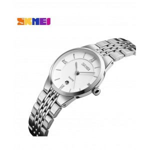 Ρολόι χειρός γυναικείο SKMEI 9139 WHITE/SILVER Γυναίκα